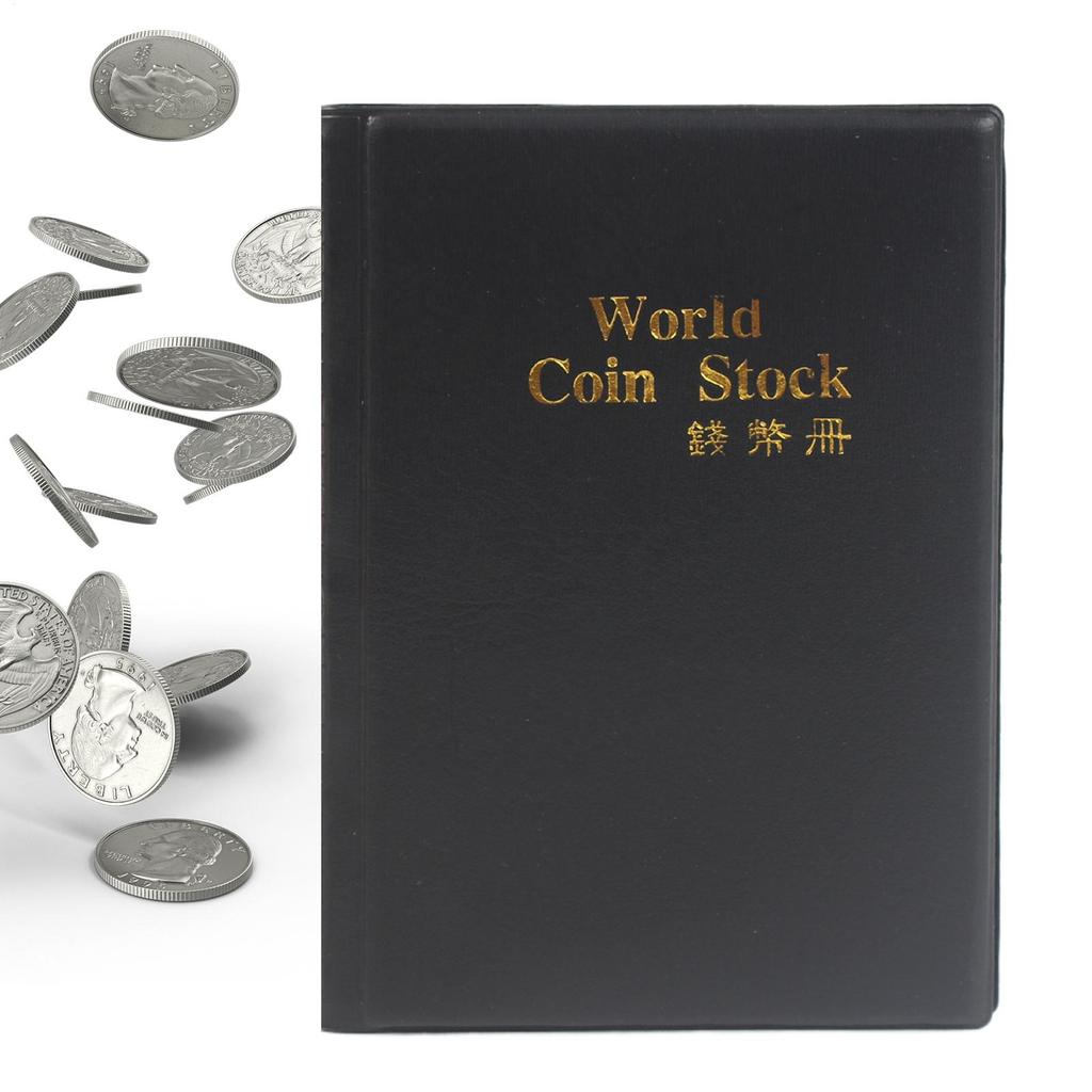For Collector Coin Holder Albums Mini Penny Coin Storage Bag Collecting Money Organizer 120 Pockets Coins Collection Album Book