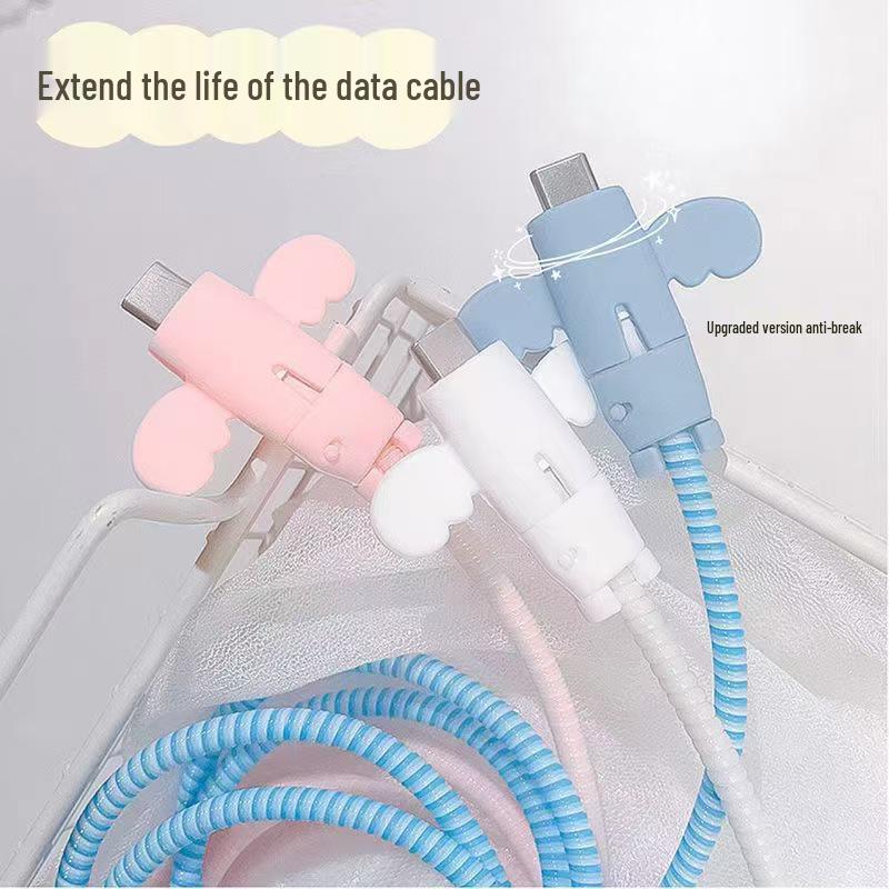Little Angel Cable Protector: Anti-Breakage Charging Cable Guard for Mobile Devices