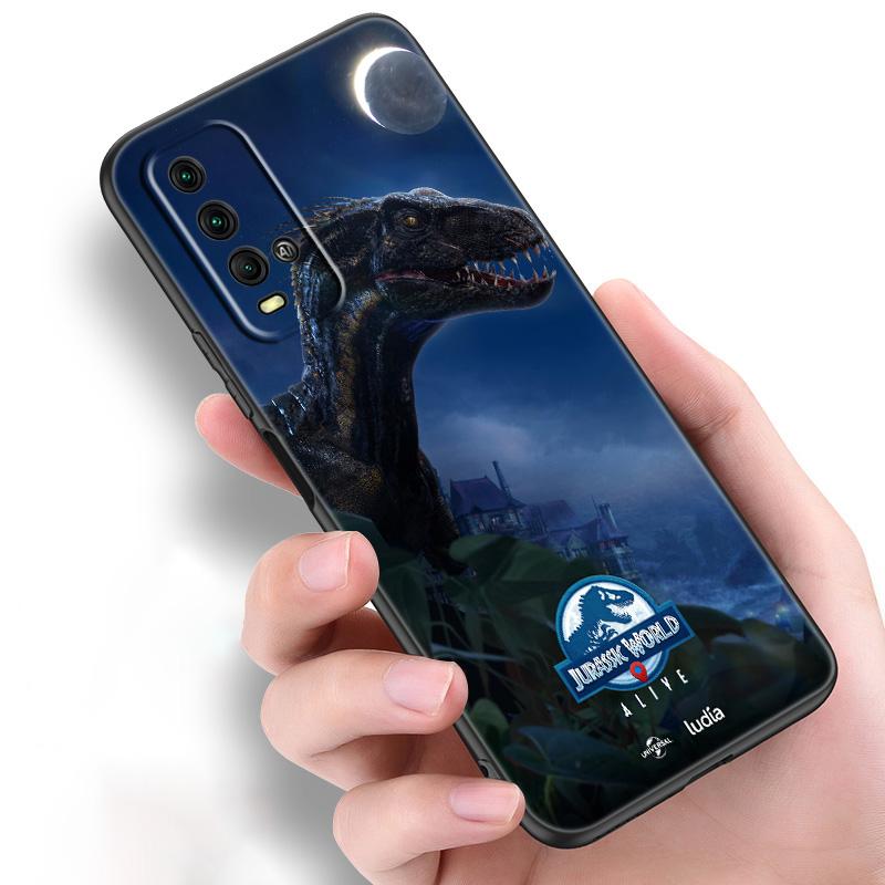 World Jurassic Park Silicone Phone Case For Xiaomi Redmi Note 11 10 9 8 Pro 11T 10T 10S 9S 8T 9 9A 9C 9T Black Soft Cover Coque