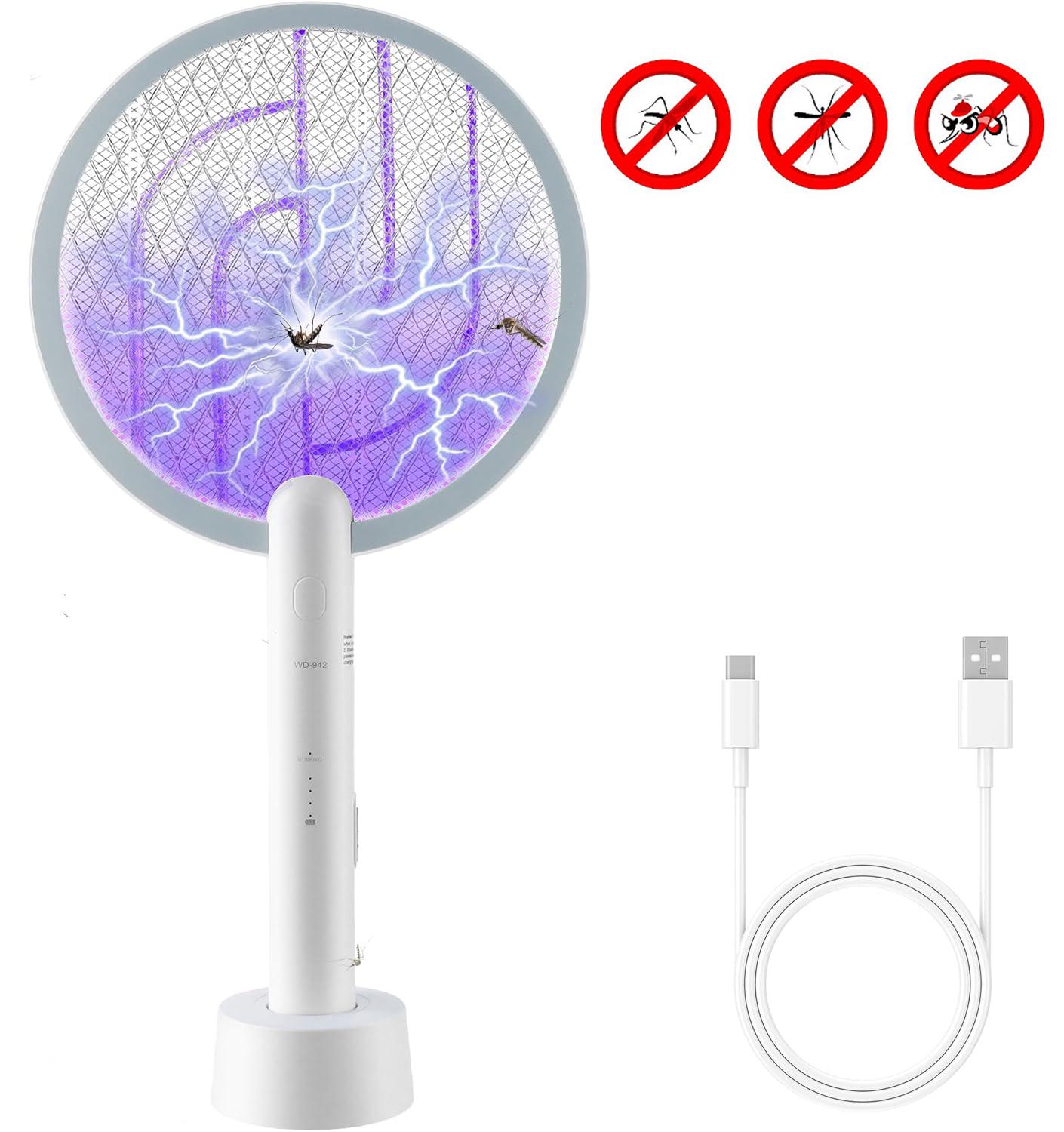 Electric Fly Swatter, 4000V Foldable Fly
