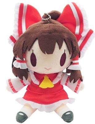 Touhou Reimu Plüschmaskottchen mit Kugelkette, Offizielles Merchandise