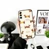 Cute Dachshund Cartoon Phone Case For Samsung Galaxy A73,A72,A71,A70,A53,A52,A51,Others Soft Black Cover