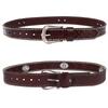 3.8CM Metal Rivet Belt Luxury Designers Men Punk Cowskin Genuine Leather Belt Male Rock Hip Hop Strap Waist