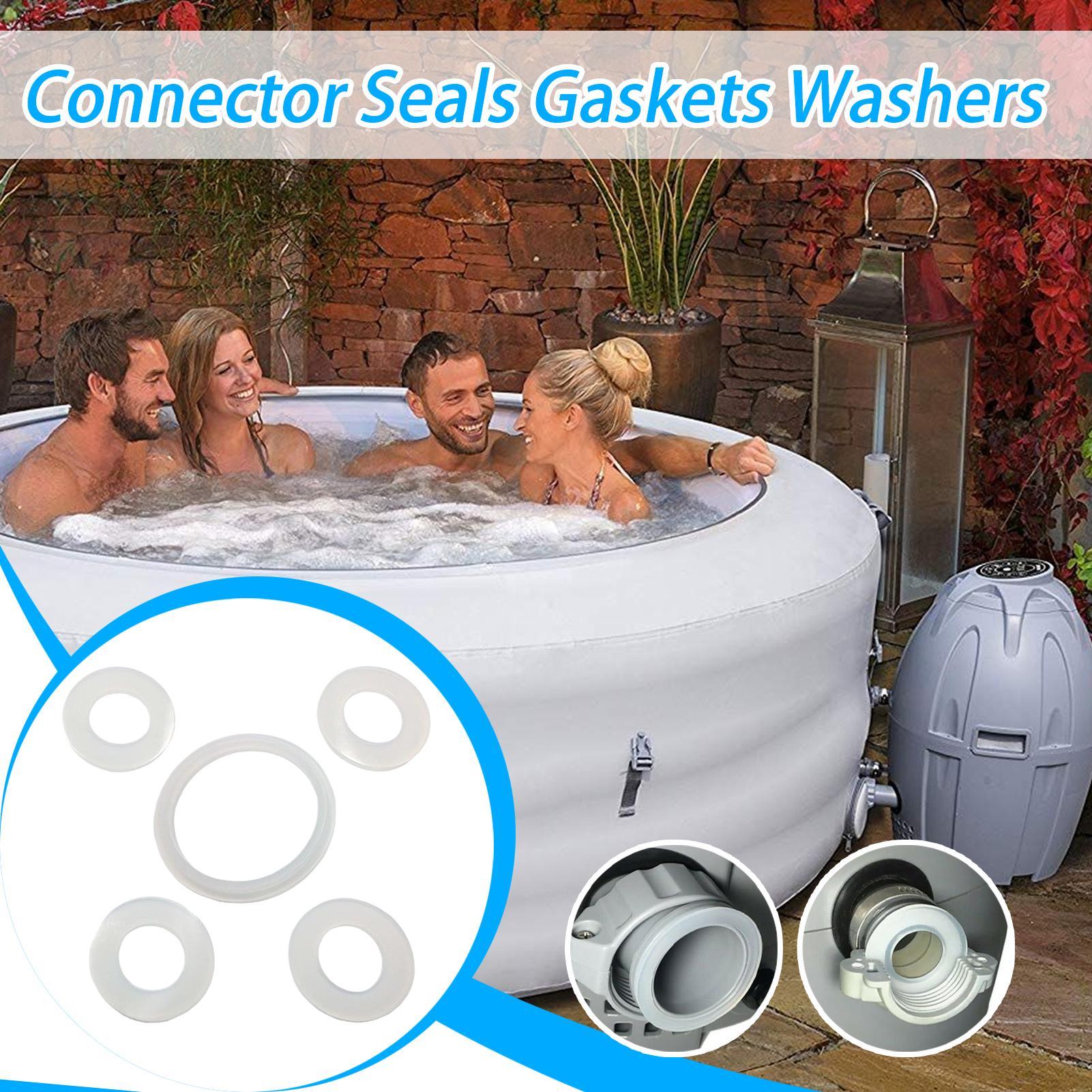 

For A And B/C Connector Seal Washers 5-pieces Replacement Air Pump Rubber Gaskets Leak-Proof Connector Seal Parts Replacement CHINA