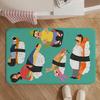 Animation-Bob's BurgersS Floor Mat Soft Non-Slip Bath Mat, Bedside Carpet, Absorbent Doormat for Home