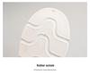 W3650 Women's Summer White Hollowed-Out Height-Increasing Thick-Soled Casual Sandals
