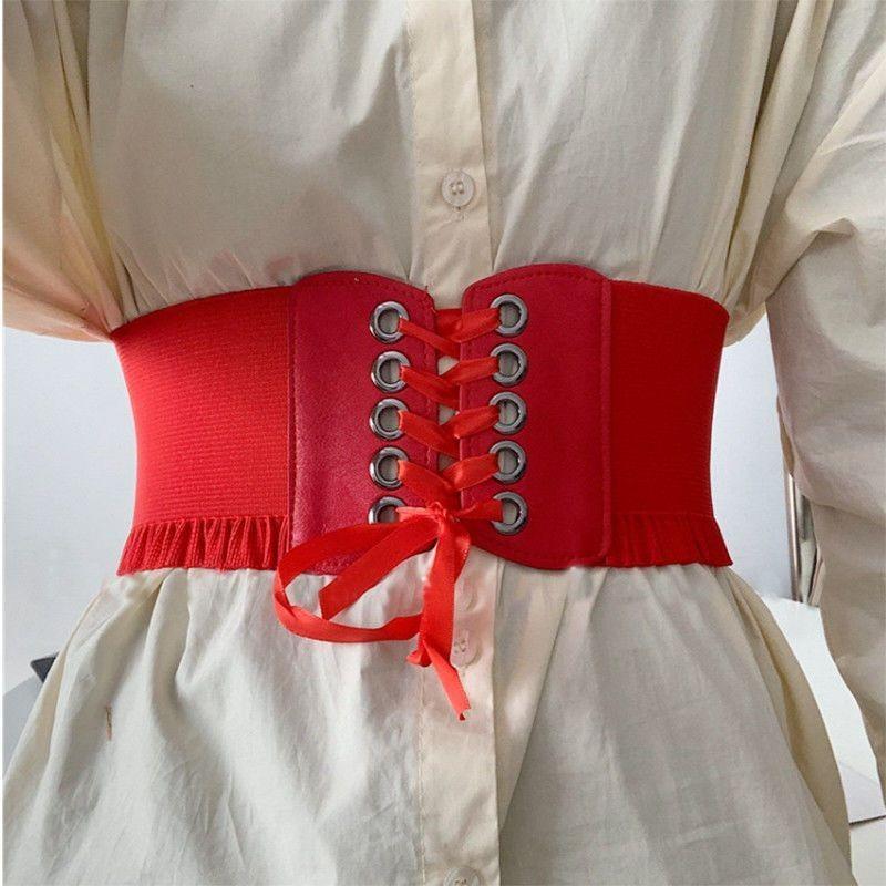 Trendy Waist Black Belt For Women With Chic Adjustable Ties For A Fit Flattering