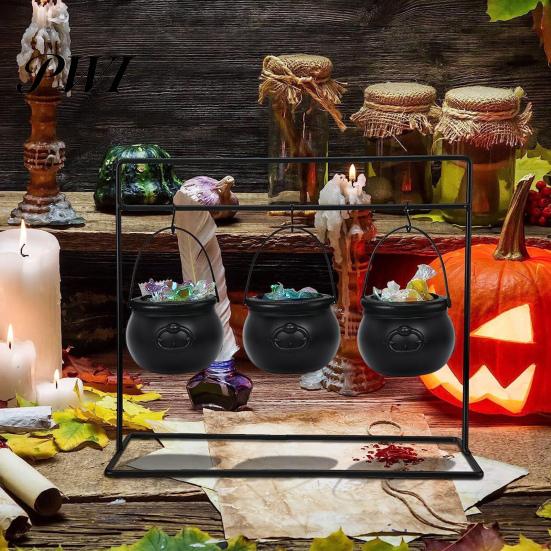 Candy Bucket Holder Large Wizard Witch Cauldron Decoration Prop Halloween Irish Table Centerpieces Parties Decorations