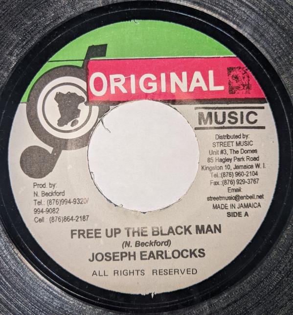 

7-дюймовая пластинка JOSEPH EARLOCKS Free Up The Blackman OMS003 Оригинальная музыка Ямайка Регги Ска Даб Б/у
