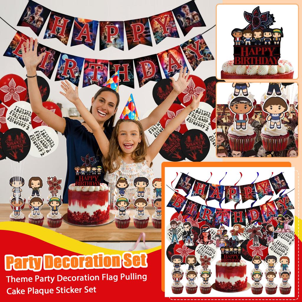 Birthday Party Decorations, Banners, Flags, Cake Flags, Brithday Sets