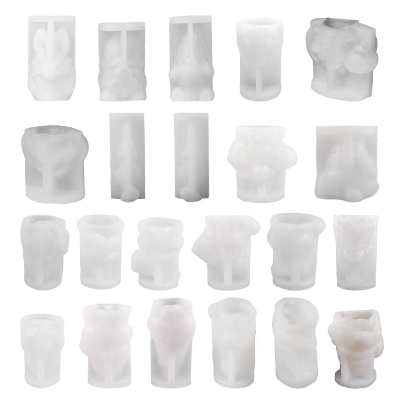 Multifuntional Dwarf Silicone Mold Resin Crafting Mold Handmade Supplies for Crafting Candle and Decorative Creation