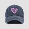 Sweet Heart Printed Visor Baseball Cap  For Man Women Hiking Fishing Vacation