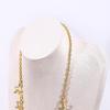 Solid Wood Velvet Mannequin Jewelry Stand for Pendant and Necklace Display