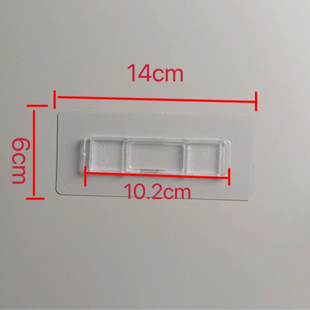 Transparent Acrylic Strong Adhesive Hook Sticker Shelf - No-Punch, Traceless Brushed Buckle