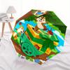 Disney Chip & Dale Adventure Automatic Opening and Closing Umbrella - Suitable for Various Occasions, Outdoor Activities, Lightweight and Du