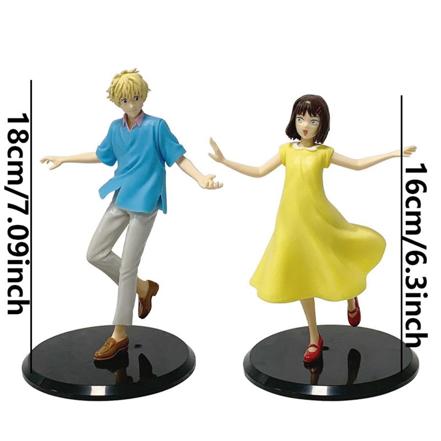 18cm Skip to Loafer Anime Model Handsome Monitor Shima Sousuke Action Figure Iwakura Mitsumi Figurine PVC Collection Figure Toys Premium Quality