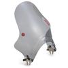 GIVI Motorcycle Universal Stake Small 22988 Windscreen, (Headlight Clamp), Semi-Smoke, A201, Windscreen,
