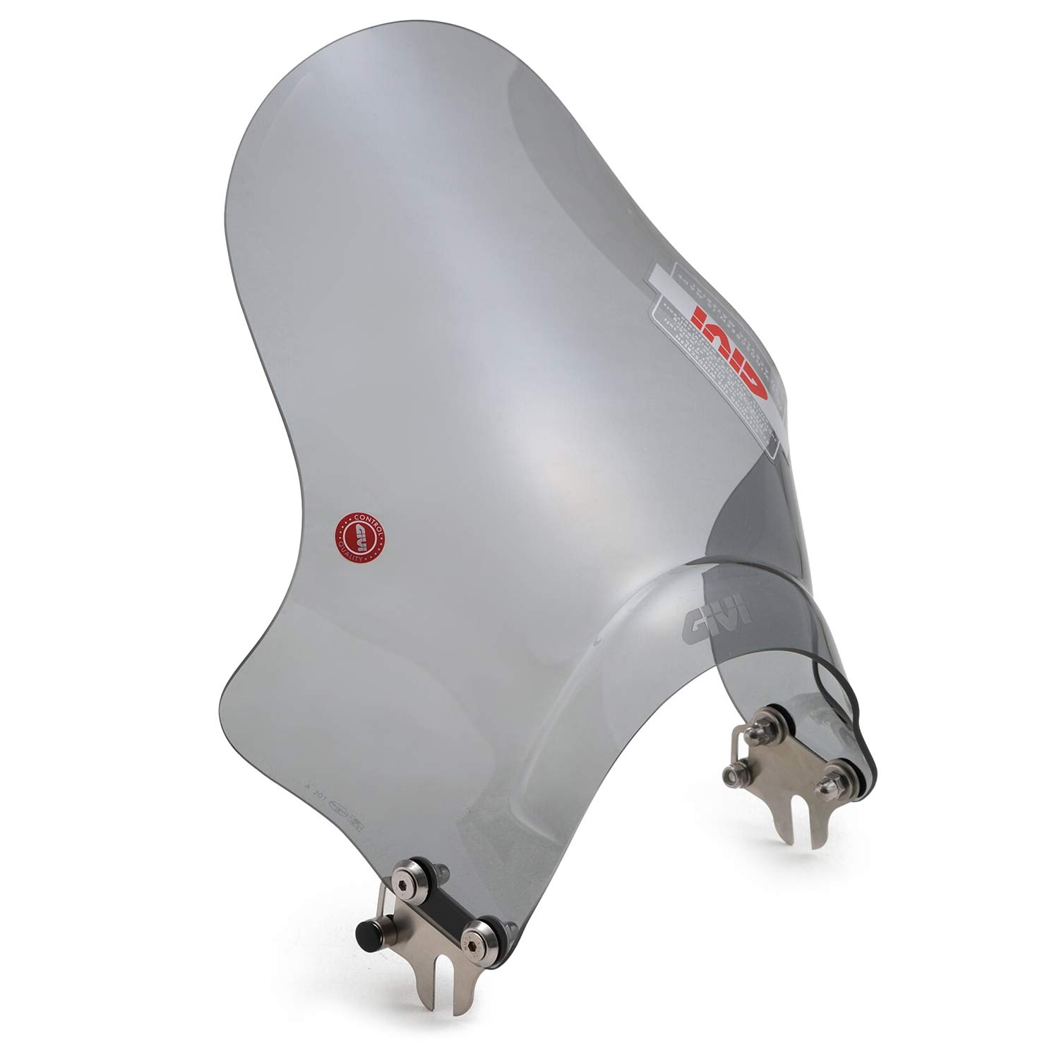 

GIVI Мотоциклетный Универсальный Держатель Малый 22988 Ветровое стекло, (Крепление фары), Полудымчатый, A201, Ветровое стекло,