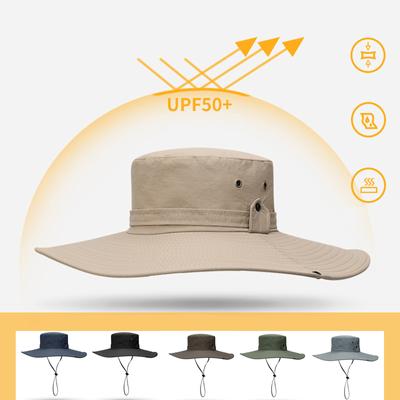 Herren-Outdoor-Reise-Bergsteigerhut, koreanischer Big Eaves-Sonnenhut