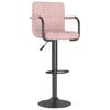 Pink Velvet Bar Stool