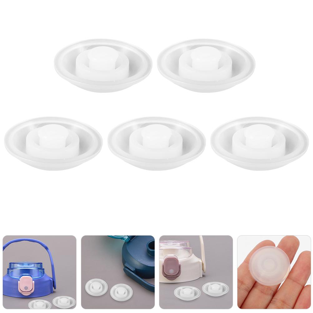 5 шт. Аксессуары для чашек Силиконовая пробка Пузатая бутылка Непроливающаяся крышка — фото 5