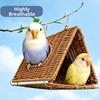 Triangular Parrots Woven Bird Nests Imitate Rattan Bird Sleeping Nest  Bird Reptile