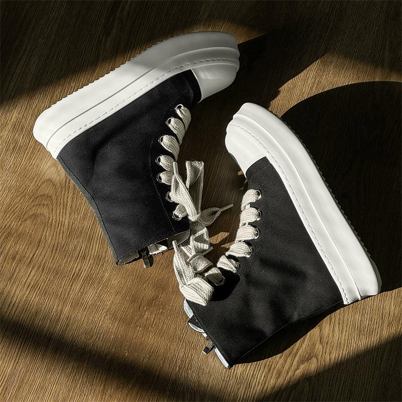 Fashion Leather Ankle Boots For Man Genuine Leather Big Size Boots High Quality Designer Formal Platform Casual Boots Fashion