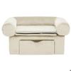 VidaXL Canapé pour Chien avec Tiroir Crème 75x50x38 cm Peluche Sofa Animaux 171082
