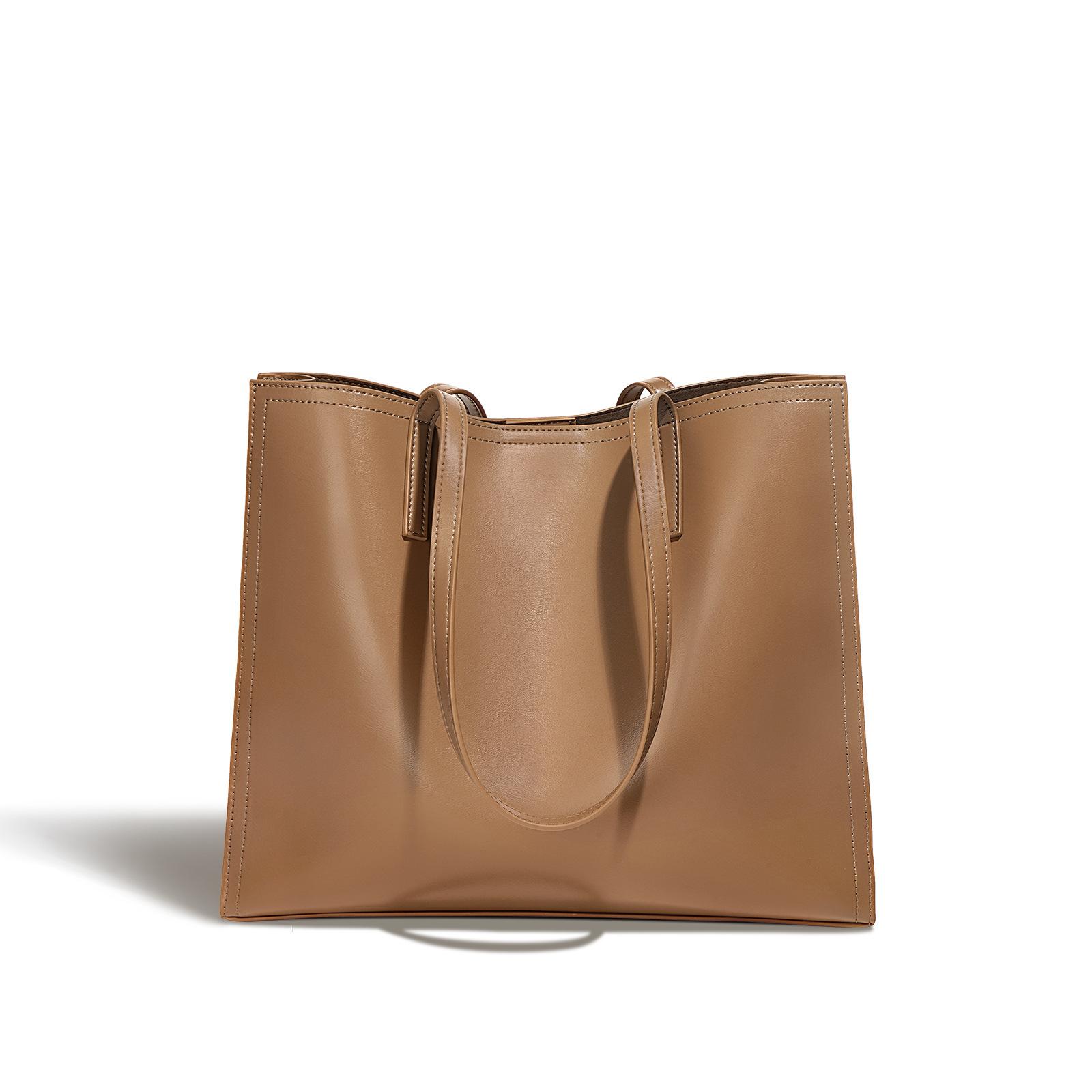 

Сумка большой вместимости Женская высококлассная сумка-тоут для поездок на работу Новая универсальная портативная кожаная сумка Модная сумка через плечо