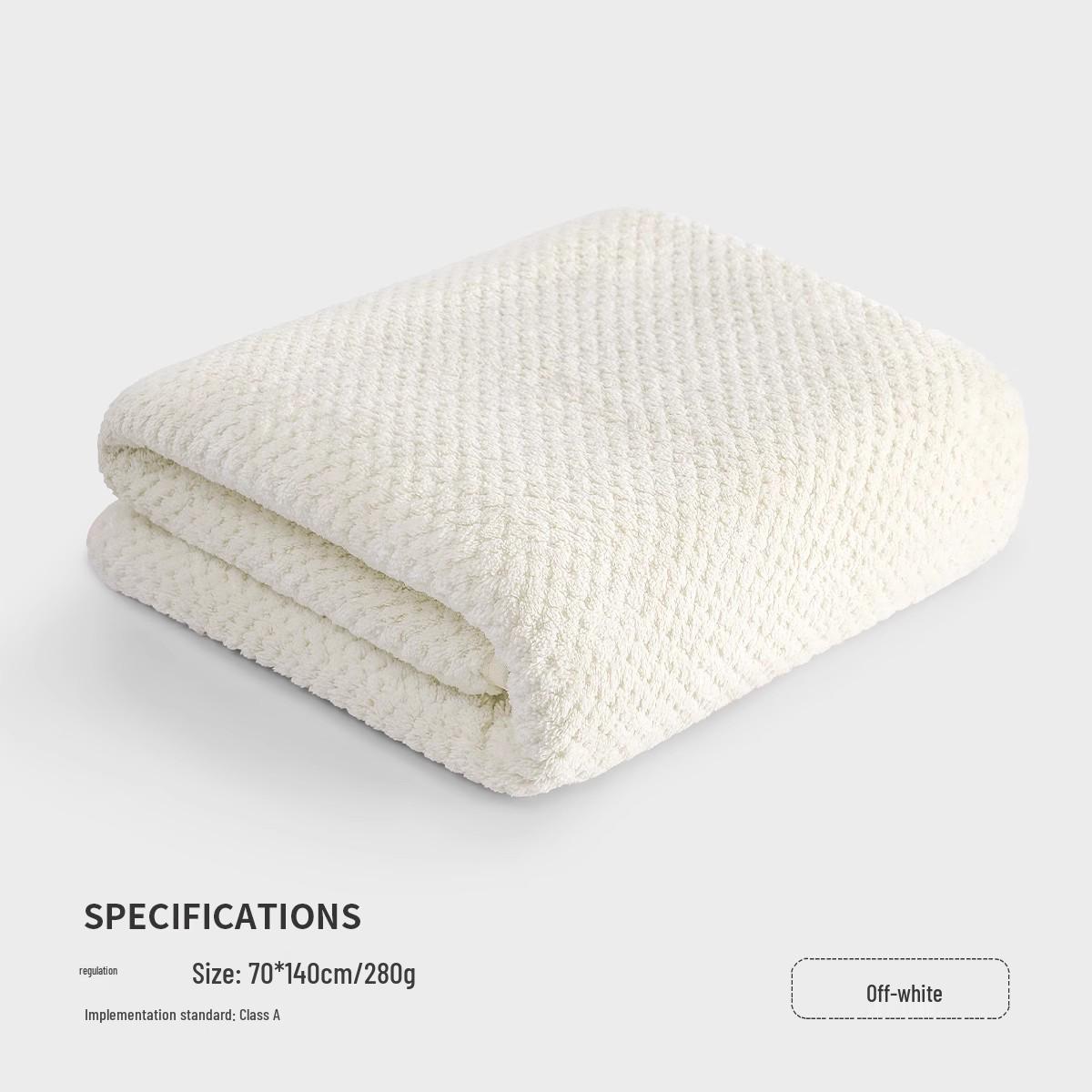 

Coral Fleece Thickened Absorbent A-Class Antibacterial Bath Towel 70x140