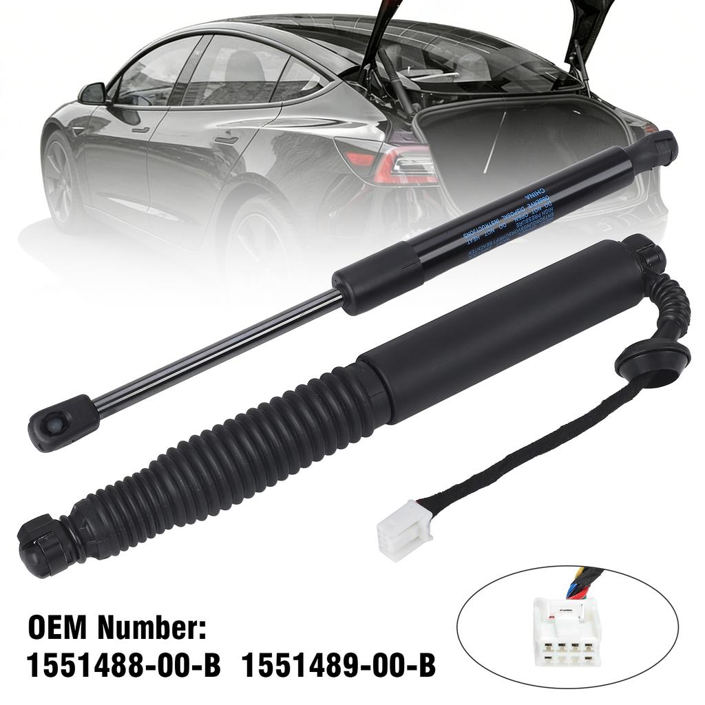 1 Pair Car Rear Left Right Electric Tailgate Liftgate Trunk Support Strut 1551488-99-B, 1551489-00-B For Tesla Model 3 2021-2023