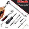 Wear-resistant Ratchet Wrench Combo Set Anti-slip Home Maintenance Tool Set  Garage