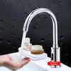 Grifo de agua de inducción, grifo con Sensor infrarrojo automático, grifos de fregadero, cubierta de agua fría única montada