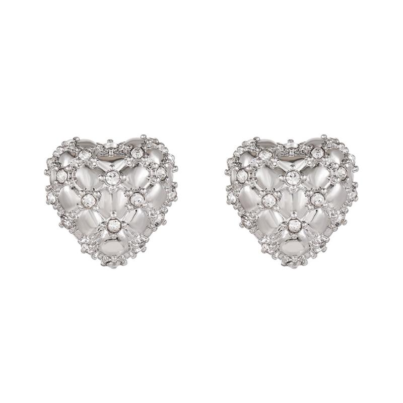 

Прочный Клип для Наушников, Украшенный Стразами, Металлическое Крепление Для Спорта, Стабильное Крепление И Модный Аудио Аксессуар серебряный