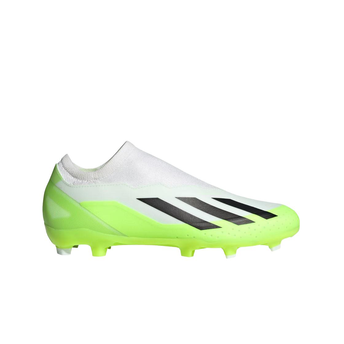 

Adidas X Crazyfast 3 Laceless FG Cloud White Lucid Lemon HQ4515 Мужские кроссовки