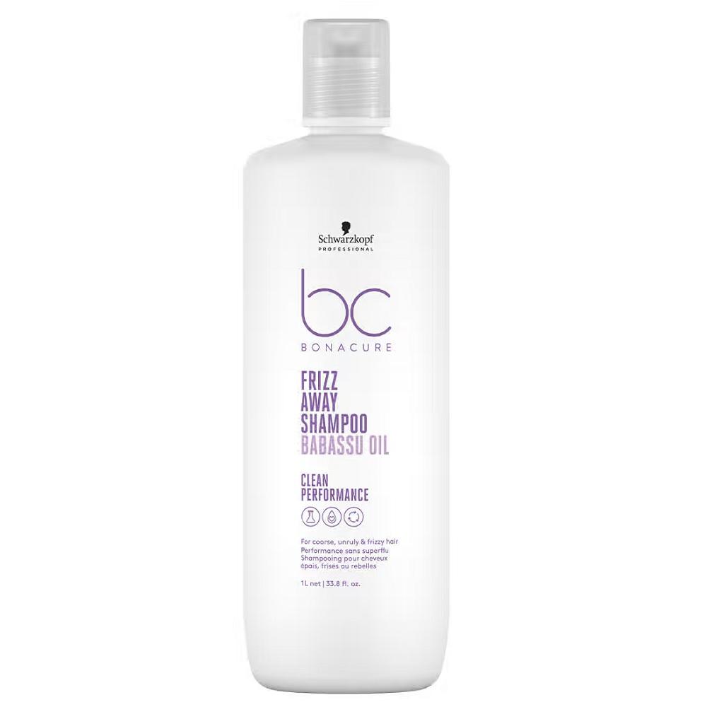 Schwarzkopf Professional BC Bonacure 1000ml Anti-Frizz Smoothing Shampoo for Unruly Hair