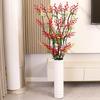 Fortune Fruit Red Artificial Flower Arrangement for Home Décor - Handmade New Year Floor Decoration