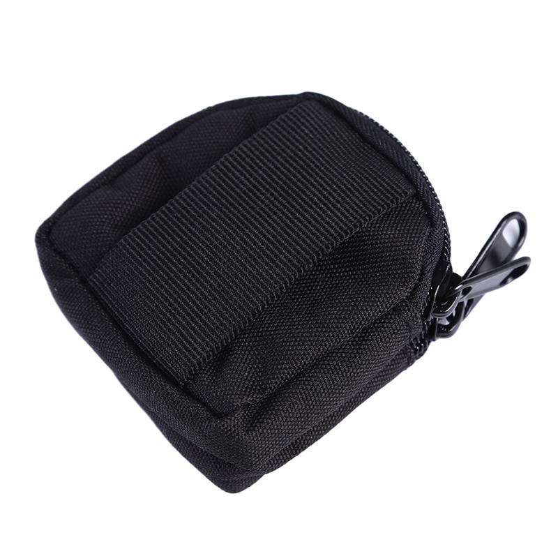 Outdoor Camping Pouches Waist Bag Men Functional Bag Solid Color Mini Key Coin Sport Bag Purses For Male
