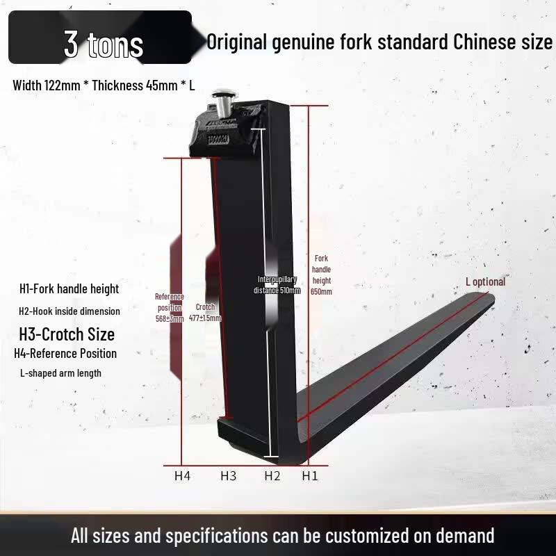 Forklift Extended Fork Shovel Attachment