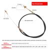 Electric tricycle brake line, four-wheel vehicle parking brake pull wire, thick steel wire handbrake cable