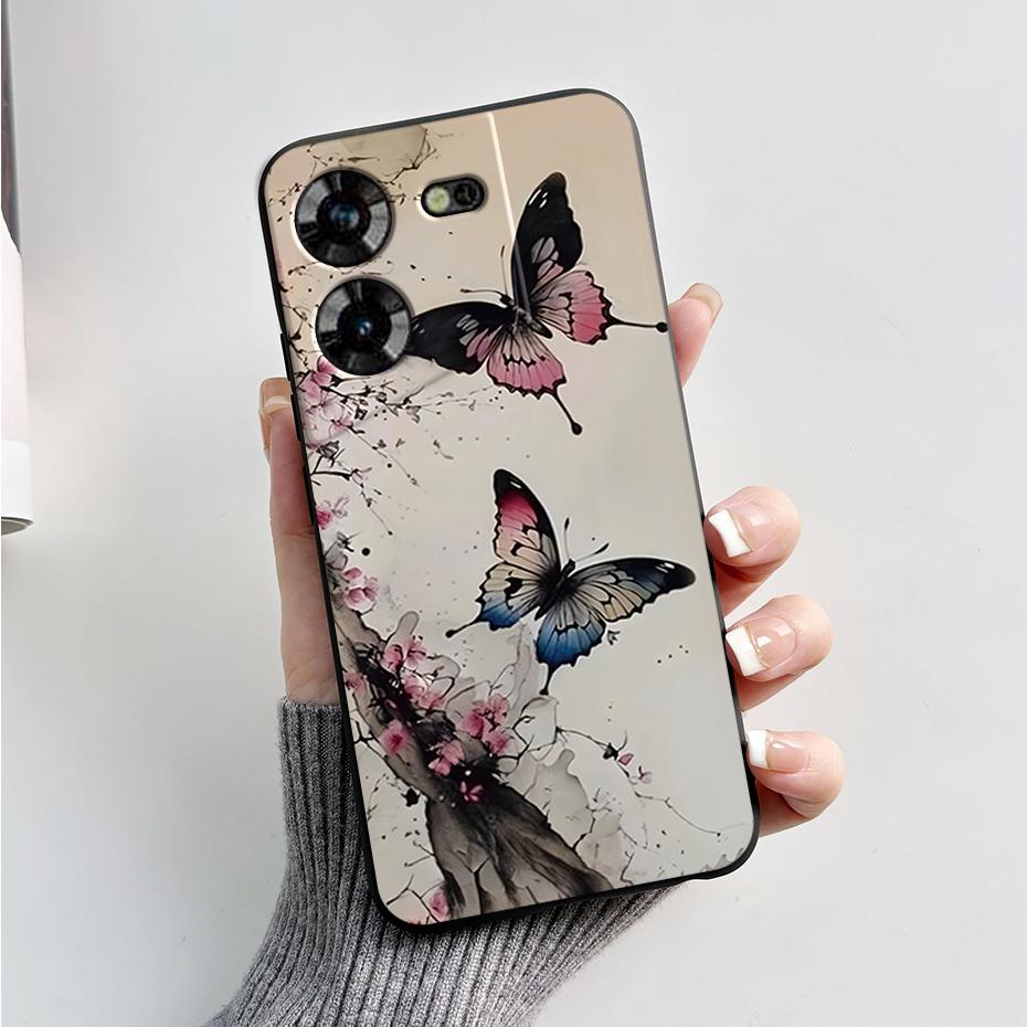 

For Tecno Pova 5 Case LH7n Silicone Phone Case Stylish Pattern Slim Soft Black Funda Cover For Tecno Pova 5 4G 2023 Pova5 Capa Tecno Pova 5