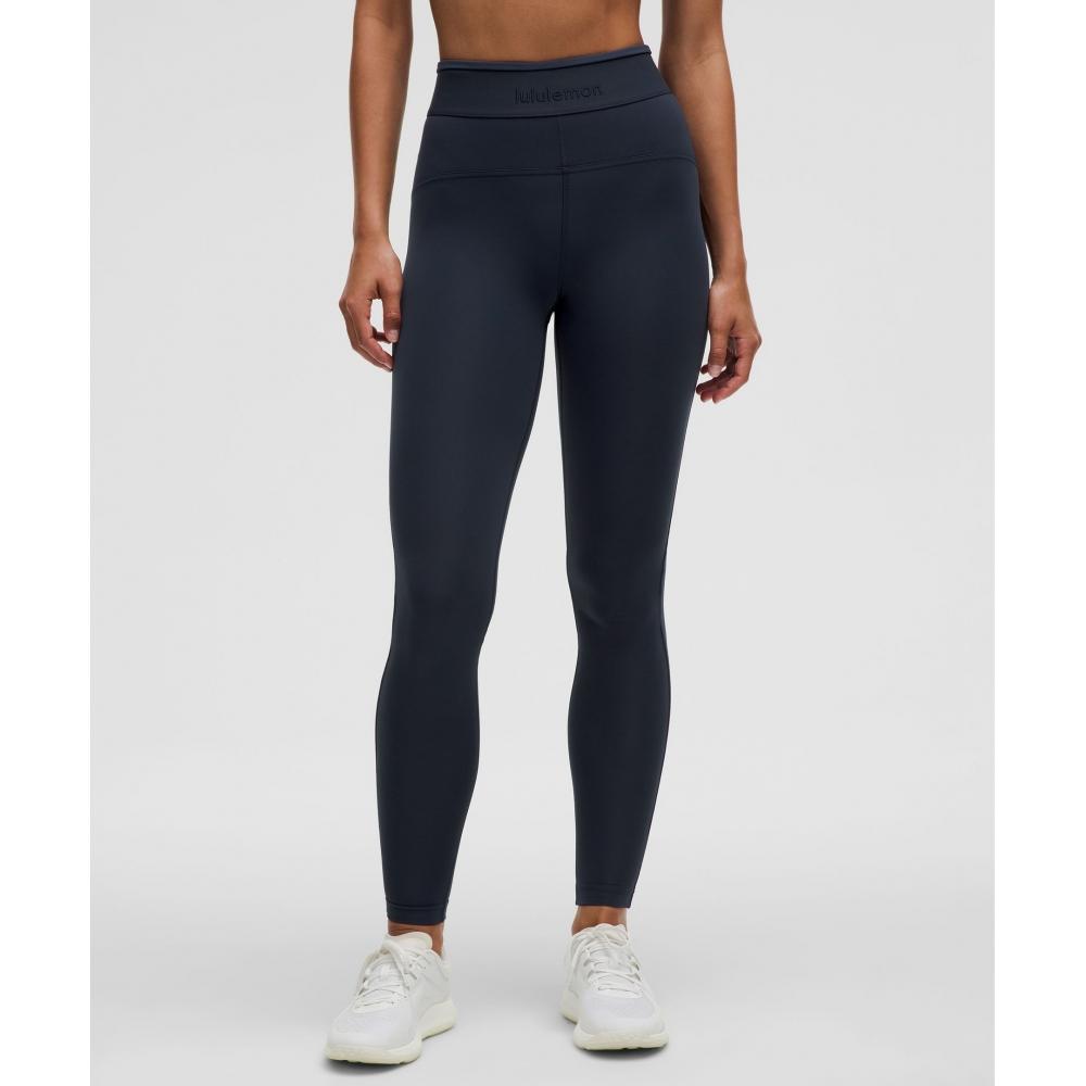 

Lululemon License To Train High Rise Tight 28 Logo True Navy 0/28