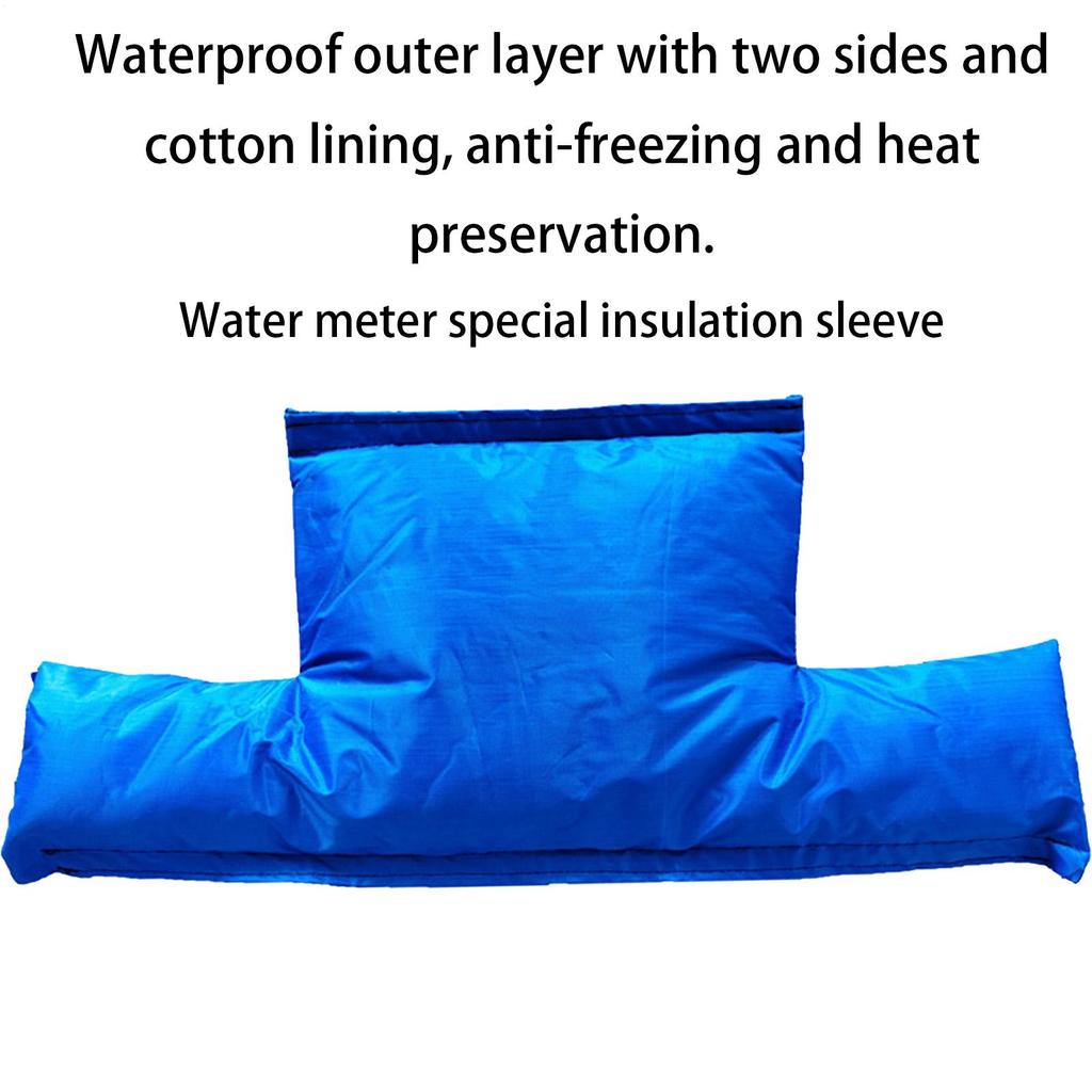 Freeze Protection Water Meter Cover Double Sided Heat Preservation Bag 3 Way Sprinkler Valve Cover Water Meter Insulation Cover