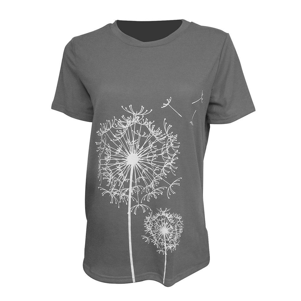 Damen Rundhals T-Shirts Kurzarm pl Style Top Sommer Atmungsaktive T-Shirts Unisex Kleidung Modeaccessoire