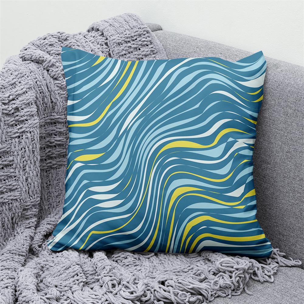 Kissenbezug mit Zebra-Print, geometrischem Muster, dekoratives Sofakissen, nordische Heimdekoration, Überwurf