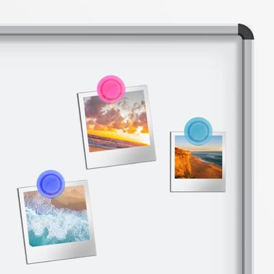 1 Set Beyaz Tahta Mıknatısı Yuvarlak Buzdolabı Mıknatısları Renkli Dayanıklı Kendin Yap Tahta Mıknatısları Ev Ofis Okul için