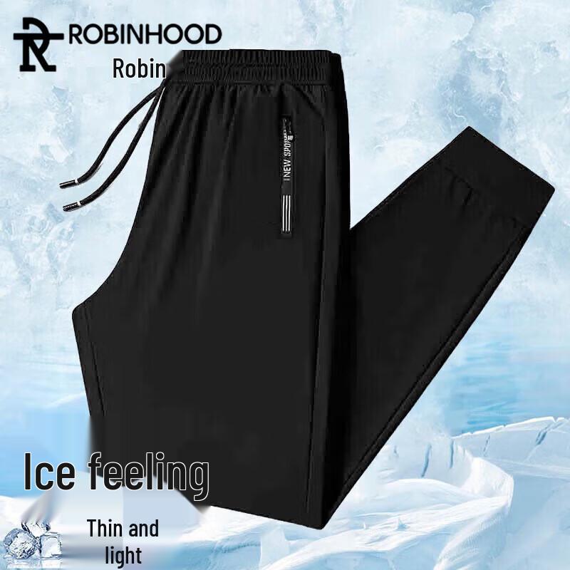ROBINHOOD Men s Summer Ice-Feel Casual Sports Pants 2XL