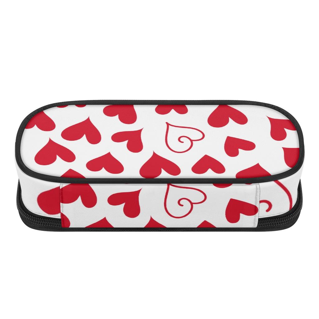 Pen Case Roomy Interior Easy Open Zipper 300D Polyester with Mesh Divider Pen Holders and Spacious Main Compartment for Boys Girls