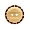 Double Hole Dotted Line Primary Color Retro Shirt Buttons Cotton And Linen Polo Shirt Buttons High-End Wood Button Accessories