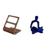 TV Remote Organizer Desktop Storage Box Human Figurine Abstract Thinker Statue Decorations Art